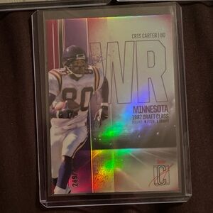 Cris Carter Minnesota Vikings Topps #/250 SSP